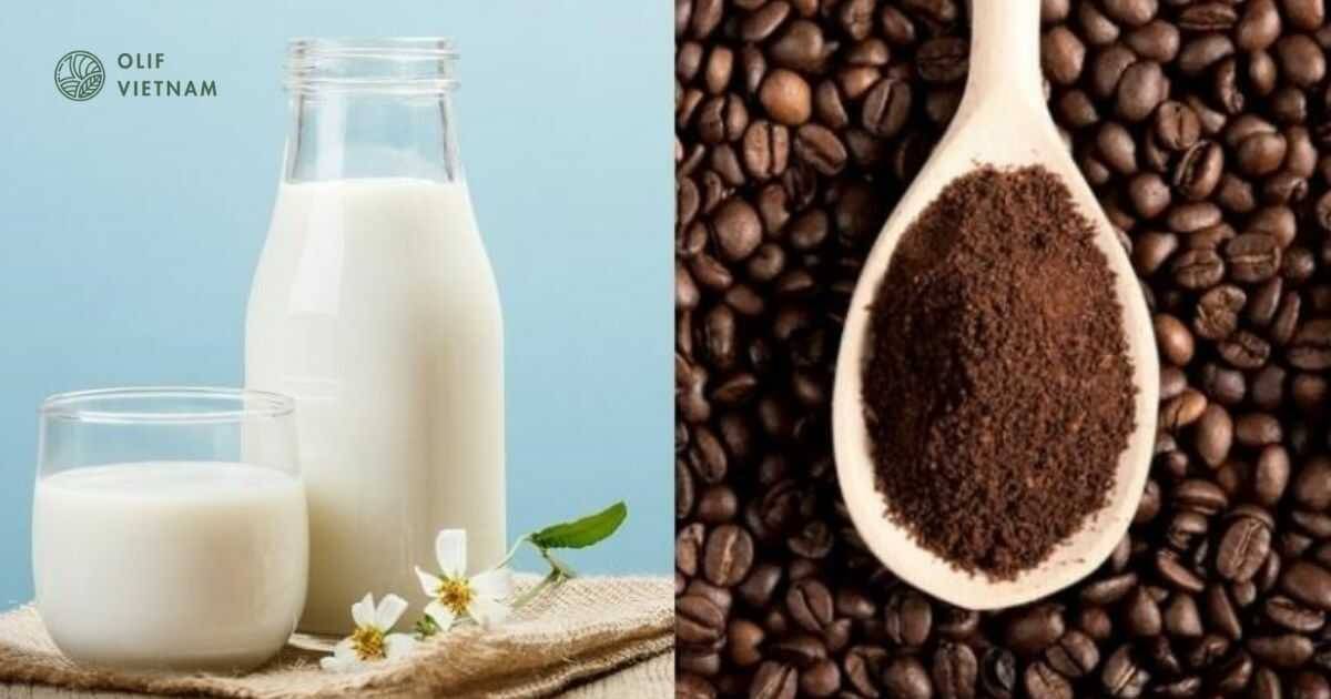 Cách làm tẩy tế bào chết bằng cà phê và sữa tươi