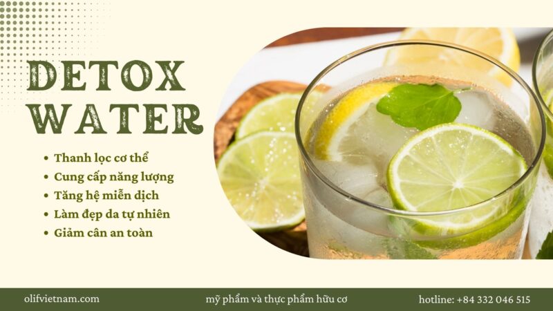 các loại nước detox dễ làm